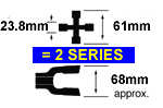 9990 Series Universal Joints and Matching Quick Release Yokes Suit popular Driveshafts.