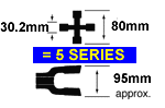 9990 Series Universal Joints and Matching Quick Release Yokes Suit popular Driveshafts.