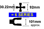 9990 Series Universal Joints and Matching Quick Release Yokes Suit popular Driveshafts.