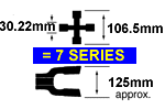 9990 Series Universal Joints and Matching Quick Release Yokes Suit popular Driveshafts.