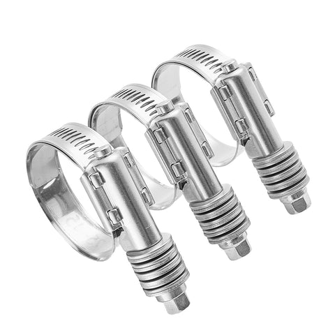 8000 Series W2 Part Stainless and W4 All Stainless Constant Torque Clamps individual and  pack quantities.