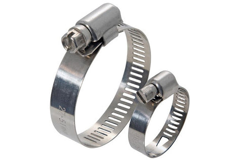 5700 & 4500 Series All Stainless Hose Clamp Boxes of 10 or 100 Bulk Packs + Plastic safety Guards